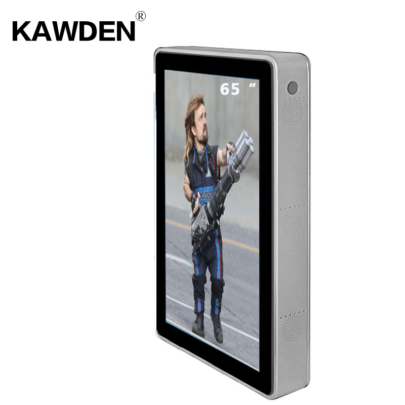 65inch KAWDEN wall-mounted air-conditioner type vertical screen kiosk