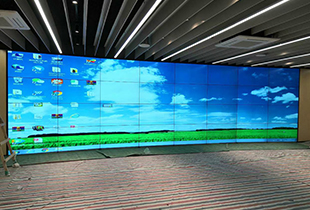 上海圣象展厅55寸ray竞技app
方案，显示大屏方案