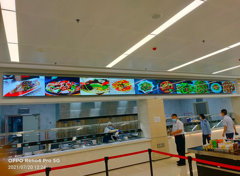 湖北省武汉市一食堂49寸ray竞技app
安装后的效果